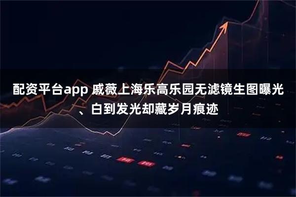 配资平台app 戚薇上海乐高乐园无滤镜生图曝光、白到发光却藏岁月痕迹